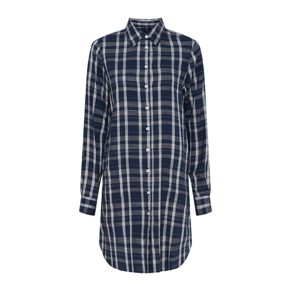 Sea Ranch Linda Shirt Dress Shirts SR Navy/Pearl