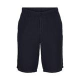 Eddy Cotton/Linen Mix Shorts - Dark Navy