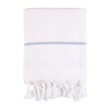 Sea Ranch Long Beach Towel Towels 1085 White/Oxford Tan