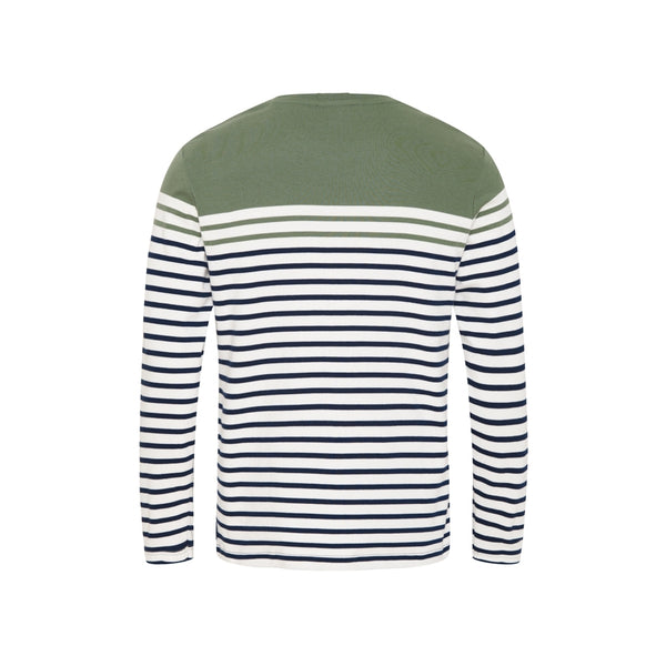 Sea Ranch Louie T-shirt Long Sleeve Tee 5054 Duck Green / Pearl