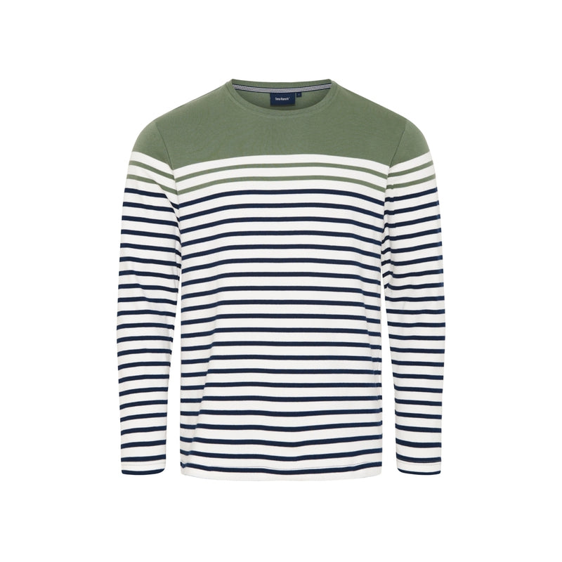 Sea Ranch Louie T-shirt Long Sleeve Tee 5054 Duck Green / Pearl