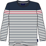 Sea Ranch Louie T-shirt Long Sleeve Tee SR Navy/SR Red/Pearl