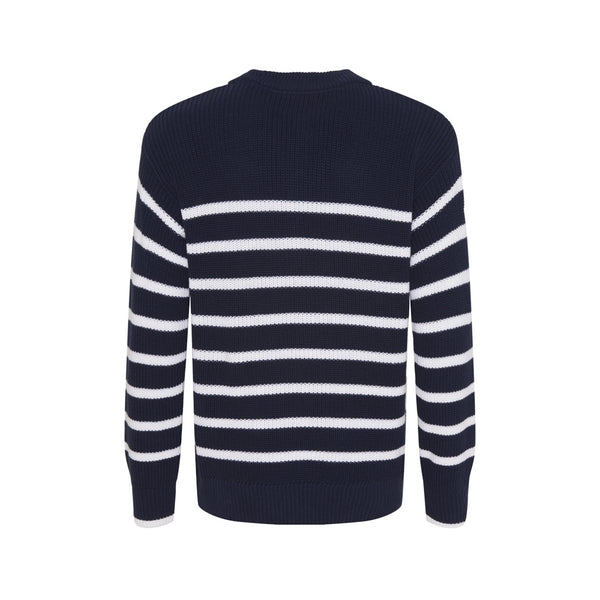 Sea Ranch Louise Half Zip Knit SR Navy/Pearl