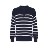 Sea Ranch Louise Half Zip Knit SR Navy/Pearl