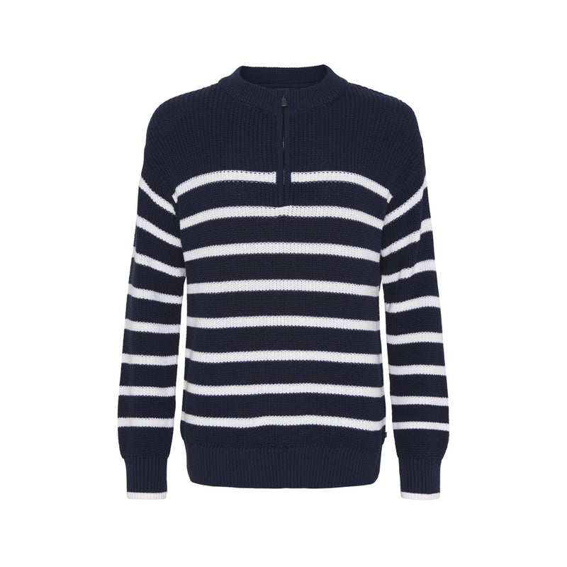 Sea Ranch Louise Half Zip Knit SR Navy/Pearl