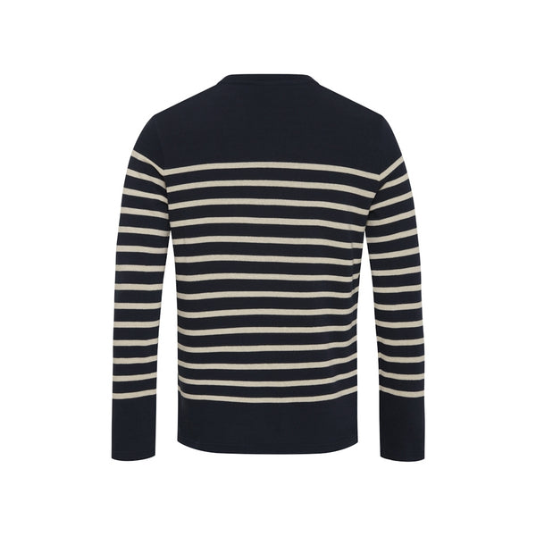 Sea Ranch Luka T-shirt Long Sleeve Tee SR Navy/Ecru