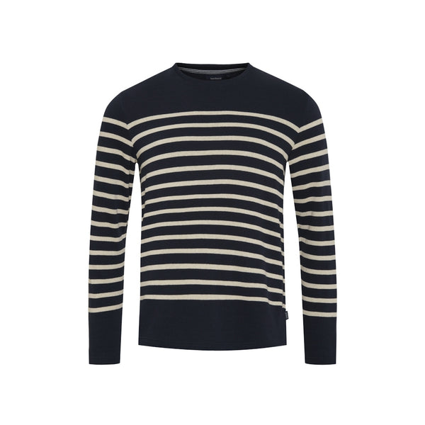 Sea Ranch Luka T-shirt Long Sleeve Tee SR Navy/Ecru