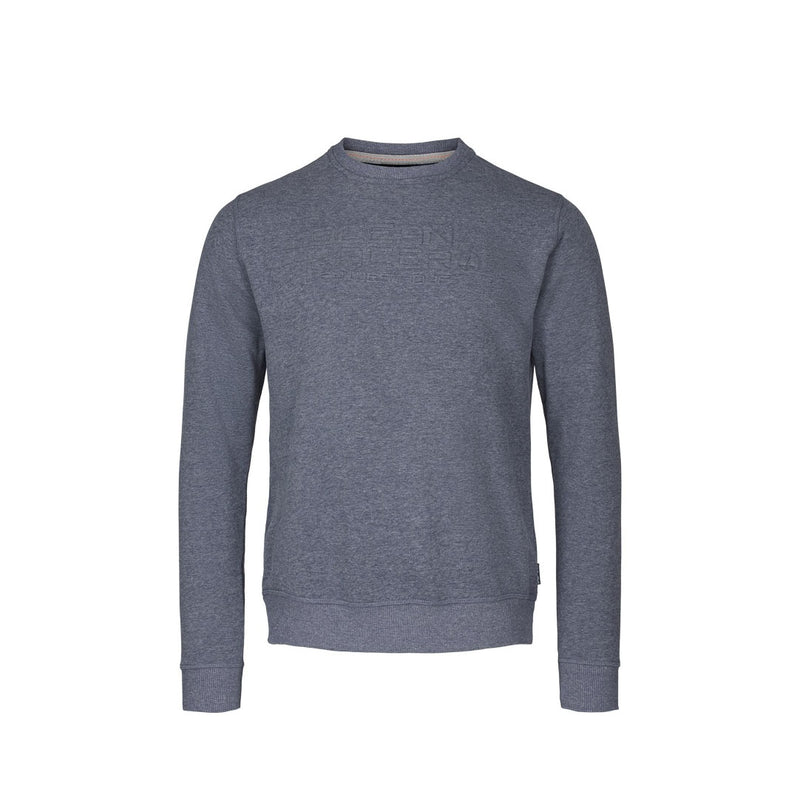 Mads Long Sleeve Sweater - Navy Melange