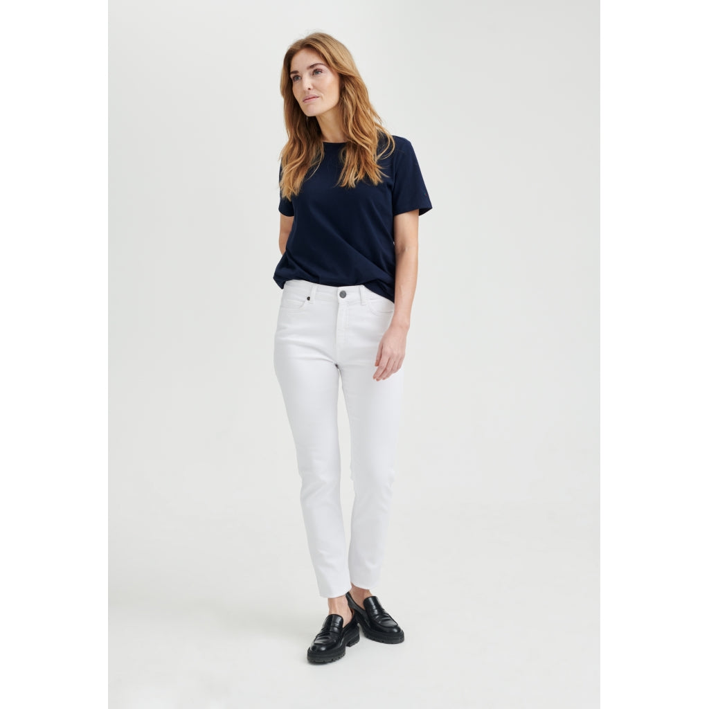 Redgreen Women Mai Jeans Pants and Shorts Off White