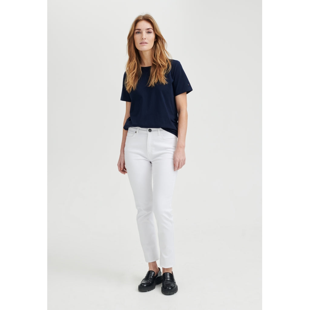 Redgreen Women Mai Jeans Pants and Shorts Off White