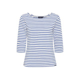 Sea Ranch Marina tee with UV protection Long Sleeve Tee 1084 White/Federal Blue