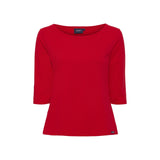 Sea Ranch Marina 3/4 length tee with UV protection Long Sleeve Tee True Red