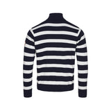 Sea Ranch Nathaniel Striped Half Zip Windbreaker Windbreaker Dark Navy/Pearl