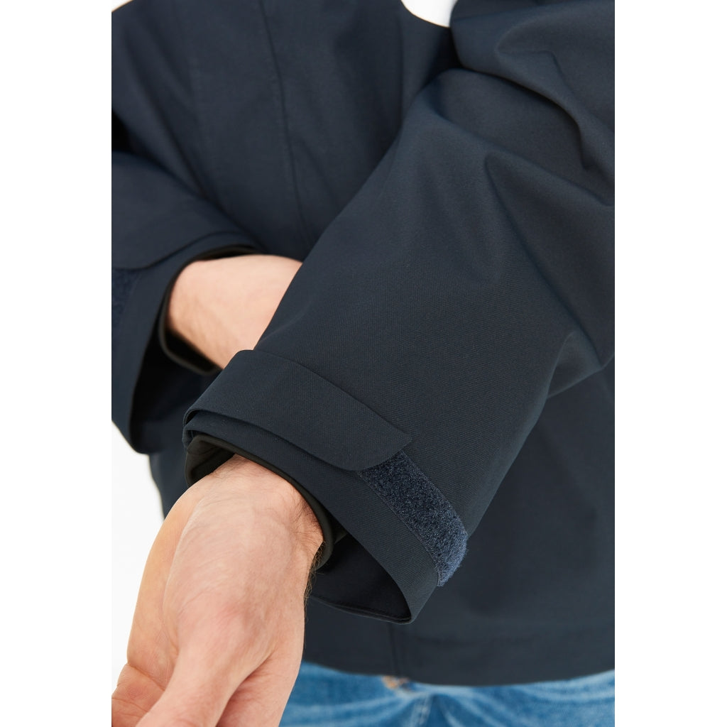 Nikolai Colour Block Jacket - Orange/White/Dark Navy