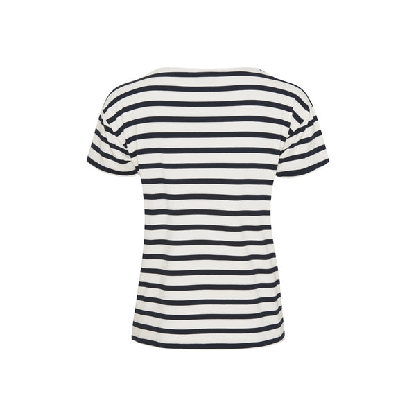 Sea Ranch Nora Short Sleeve Tee Short Sleeve Tee Pearl/Dark Navy