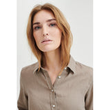 Redgreen Women Ofelia skjorte Shirts Mid Sand