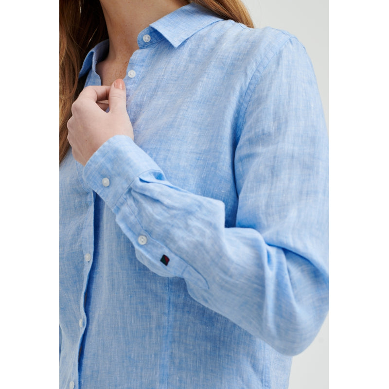 Redgreen Women Ofelia skjorte Shirts Sky Blue Melange