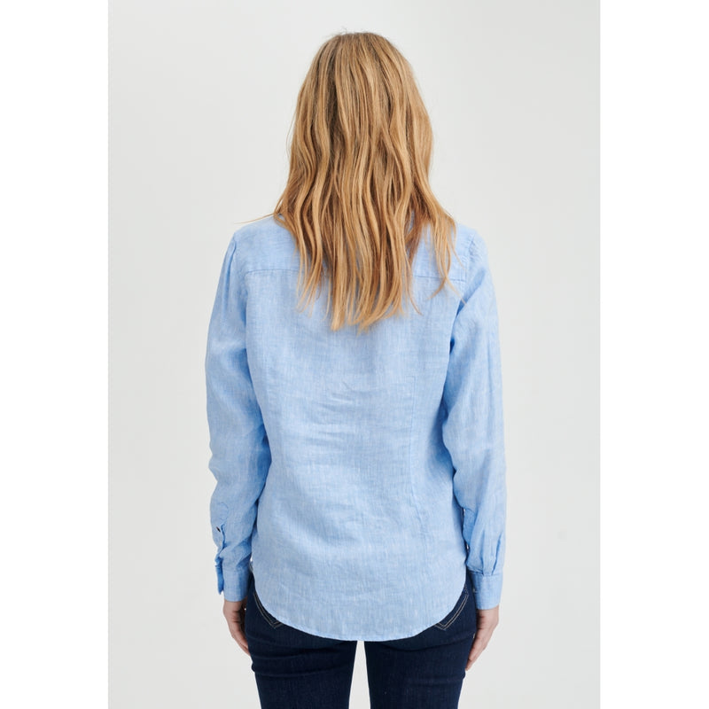 Redgreen Women Ofelia skjorte Shirts Sky Blue Melange