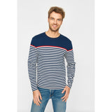 Hauge Long sleeve Striped Tee - SR Navy/SR Red/Pearl