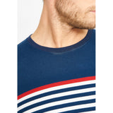 Hauge Long sleeve Striped Tee - SR Navy/SR Red/Pearl