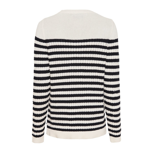 Sea Ranch Signe Knit Pearl/SR Navy