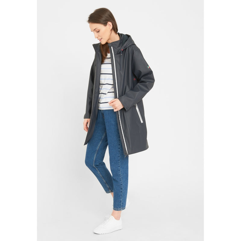 Silla PU Regnjakke - Navy