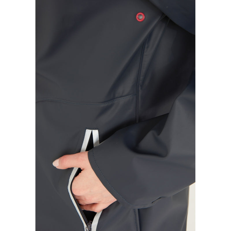 Silla PU Regnjakke - Navy