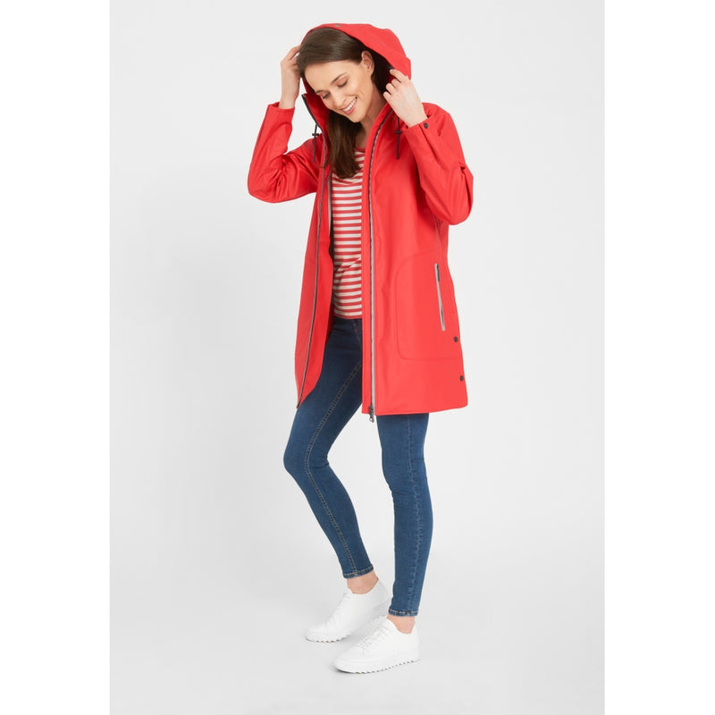 Redgreen Women Silla PU Jacket Jackets and Coats Red