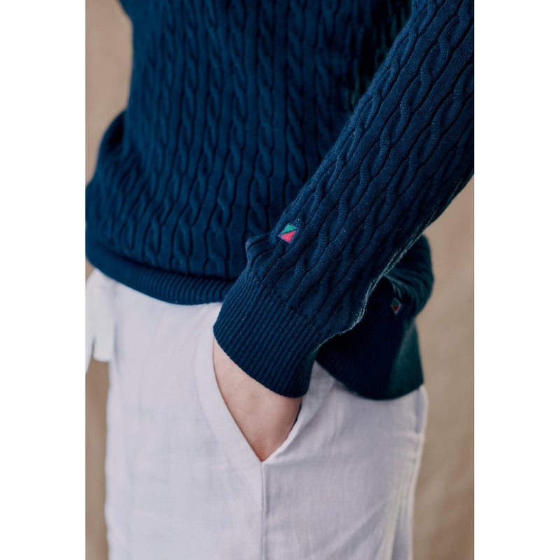 Redgreen Women Simone Cable Knit Knit 068 Navy