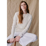 Redgreen Women Simone kabelstrik Knit Off White