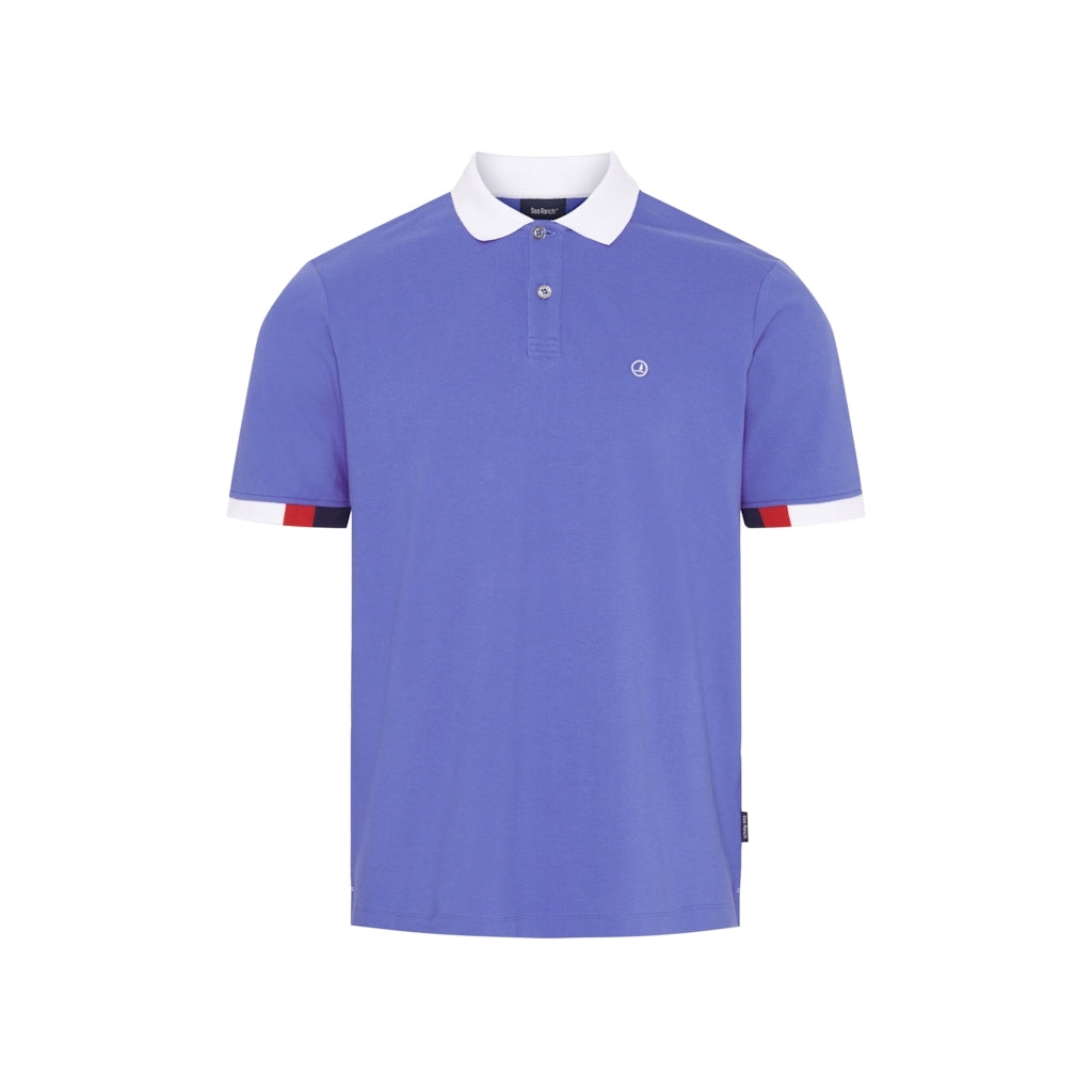 Sea Ranch Thom Short Sleeve Polo Polo Shirts Blue