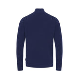 Sea Ranch Torin Honeycomb Half Zip Knit Blue