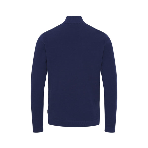 Sea Ranch Torin Honeycomb Half Zip Knit Blue